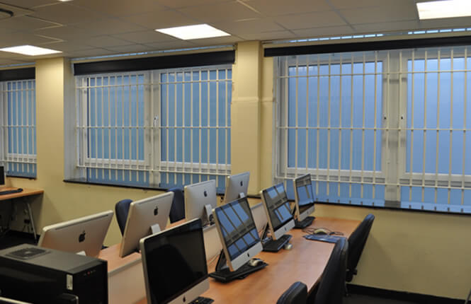 RSG2000 window bars securing offices in Camden, London.