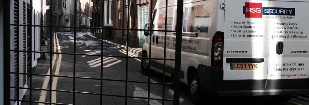 RSG3000 security designer gates installed on residential and commercial apartments in Soho