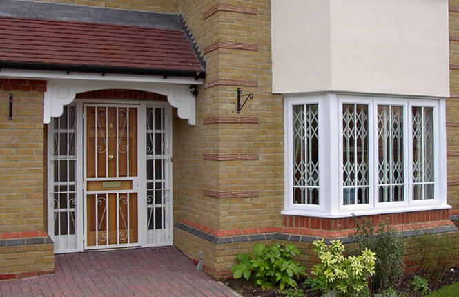 RSG3000 security door gates on a residential area in North London.