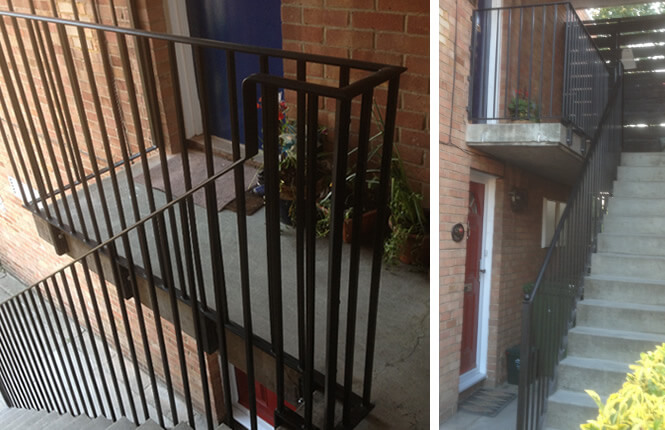 RSG4400 stairs railings on domestic property in South London.