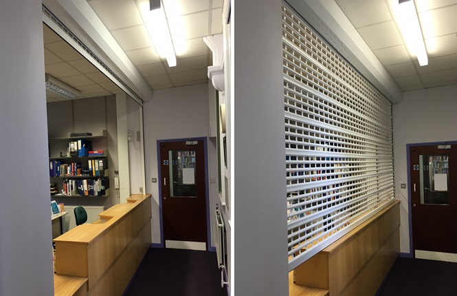 RSG5500 internal security solution to reception areas for offices.