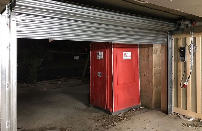 RSG6000 3-Phase shutter fitted to a commercial building in Staines, Middlesex.