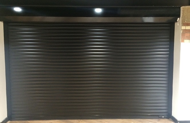 RSG7000 garage door shutter fitted at Kennington Park offices in Central London.
