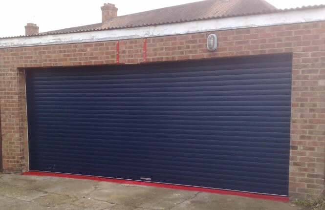 RSG7000 security shutter installed on a garage door in Wandsworth.