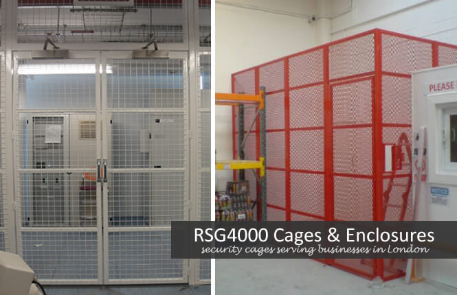 RSG4000 security cages for storage units.