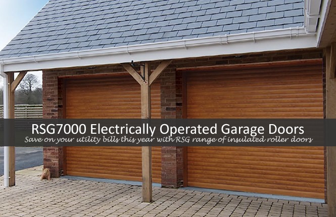 RSG7000 electrically operated roller garage doors in London Islington.