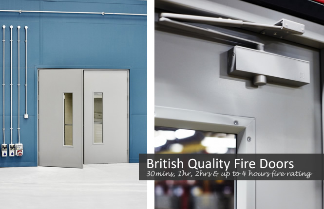 RSG8100 4 Hours fire rated entry steel doors.