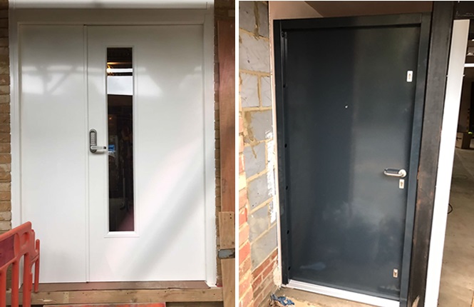 RSG8000 entry doors securing new office unit in Ealing, West London.