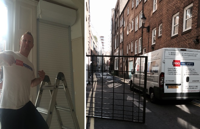 domestic shutters & commercial gates installations in Hammersmith & Soho.